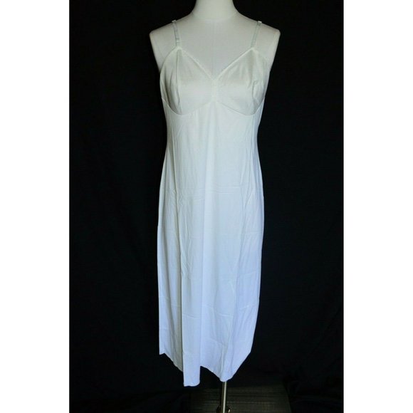 Vanity Fair Other - Vanity Fair Slip Size 36 BF Ivory Nylon Antron III Made USA NOS Vintage